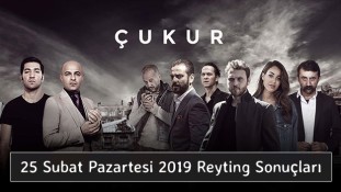 25 Şubat Pazartesi 2019 Reyting Sonuçları