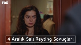 Reyting Sonuçları; 4 Aralık 2018 Salı